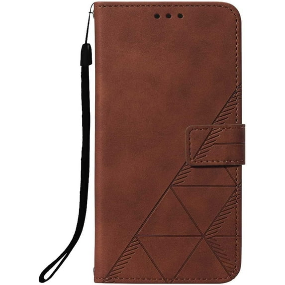 Wallet Case for Samsung Galaxy A15 5G, Galaxy A15 5G Case Wallet with Card Holder Kickstand Shockproof PU Leather Magnetic with Wrist Strap Flip Cover for Samsung Galaxy A15 5G Brown YB