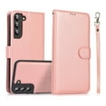 thumbnail image 1 of Wallet Case for Samsung Galaxy A16 4G/5G, 2 In1 PU Leather Flip Phone Case with Detachable Magnetic TPU Inner, Kickstand Phone Cover with Card Slots & Wrist Strap for Samsung Galaxy A16, Rosegold, 1 of 7