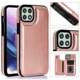 thumbnail image 1 of Wallet Case for Samsung Galaxy A22 5G with Card Holder, Back Folio Flip Premium PU Leather Kickstand Card Slots Case, Double Strong Magnetic Clasp Durable Shockproof Phone Case,Rosegold, 1 of 8
