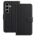 thumbnail image 1 of Wallet Case for Samsung Galaxy A26 5G Phone Case with Card Holder, Magnetic PU Leather Stand Flip Folio Phone Cover for Women Men Girls Boys, Credit Card Slot Purse & Protective TPU Bumper, Black, 1 of 6