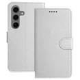 thumbnail image 1 of Wallet Case for Samsung Galaxy A26 5G Phone Case with Card Holder, Magnetic PU Leather Stand Flip Folio Phone Cover for Women Men Girls Boys, Credit Card Slot Purse & Protective TPU Bumper, Silver, 1 of 6