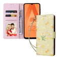 thumbnail image 1 of Wallet Case for Samsung Galaxy A32 5G 6.5 Inch with Card Slots Stand Bracket Flip Folio Phone Cover, Flower Pattern PU Leather Drop Resistant Wrist Strap Magnetic Clasp Case,Yellow Daisy, 1 of 8