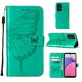 thumbnail image 1 of Wallet Case for Samsung Galaxy A33 5G(6.4 Inch) with Kickstand Card Slots Magnetic Clasp Flip Folio Phone Case, Butterfly Flower Design Pattern Soft TPU Shockproof Anti-Fall Protective Cover,Green, 1 of 12