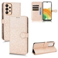 thumbnail image 1 of Wallet Case for Samsung Galaxy A33 5G 6.4 Inch, Polky Dot Pattern Premium PU Leather Drop Resistant Shockproof Protective Flip Case with Card Slots Holder Kickstand Magnet Bracket Folio Cover,Rosegold, 1 of 9