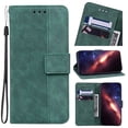thumbnail image 1 of Wallet Case for Samsung Galaxy A34 5G, Geometric Embossed Pattern Card Slots Holder PU Leather Flip Folio Cover with Magnetic Clasp Kickstand Shockproof Case for Samsung Galaxy A34 5G,Green, 1 of 7