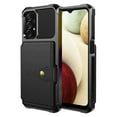 thumbnail image 1 of Wallet Case for Samsung Galaxy A34 5G Multifunctional Design Back Case, Rugged PC Luxury PU Leather Magnetic Car Mount Cover with Card Slots Holder Shockproof Lens Protective Case, Black, 1 of 7