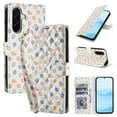 thumbnail image 1 of Wallet Case for Samsung Galaxy A36 5G, Flower PU Leather Durable Phone Case Kickstand Flip Case with Card Slots Wrist Strap Pattern Magnetic Closure Protective Case for Galaxy A36 5G - B, 1 of 9