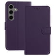 thumbnail image 1 of Wallet Case for Samsung Galaxy A36 5G Phone Case with Card Holder, Magnetic PU Leather Stand Flip Folio Phone Cover for Women Men Girls Boys, Credit Card Slot Purse & Protective TPU Bumper, Purple, 1 of 7