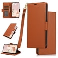 thumbnail image 1 of Wallet Case for Samsung Galaxy A36 5G with [RFID Blocking] Card Holder Kickstand with Lanyard,Magnetic Clasp PU Flip Leather Shockproof Full-body Phone Case for Samsung Galaxy A36 5G,Brown, 1 of 8