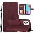 thumbnail image 1 of Wallet Case for Samsung Galaxy A52 4G/5G,Premium Leather Soft TPU Interior Magnetic Folio Flip Holder Card Slot Wallet Protective Case For Samsung Galaxy A52 4G/5G,Winered, 1 of 8
