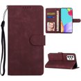 thumbnail image 1 of Wallet Case for Samsung Galaxy A52 4G/A52 5G ,Leather Magnetic Closure Flip Kickstand Credit Card Holder Slots Shockproof Wallet Hand Strap Phone Case Cover For Samsung Galaxy A52 4G/5G,Winered, 1 of 8