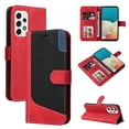 thumbnail image 1 of Wallet Case for Samsung Galaxy A53 5G, Buisiness Luxury PU Leather Credit Card Slots Holder Kickstand Magnetic Clasp Phone Cover with Soft Silicone Inner Shockproof Drop Resistant Case,Red, 1 of 8