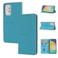 thumbnail image 1 of Wallet Case for Samsung Galaxy A53 5G, Solid Color PU Leather and TPU Edge Impact Resistant Card Cash Slots Shockproof Protective Cover with Removable Hand Strap For Samsung Galaxy A53 5G,Blue, 1 of 11