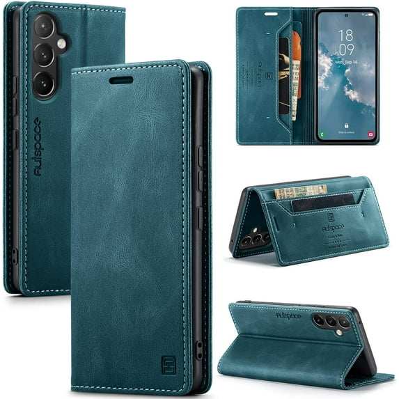 Wallet Case for Samsung Galaxy A54 5G 2023,Magnetic Protect PU Leather Flip Case with Card Holders RFID Blocking Kickstand Shockproof Protection Case for Samsung Galaxy A54 5G 2023 (Teal)