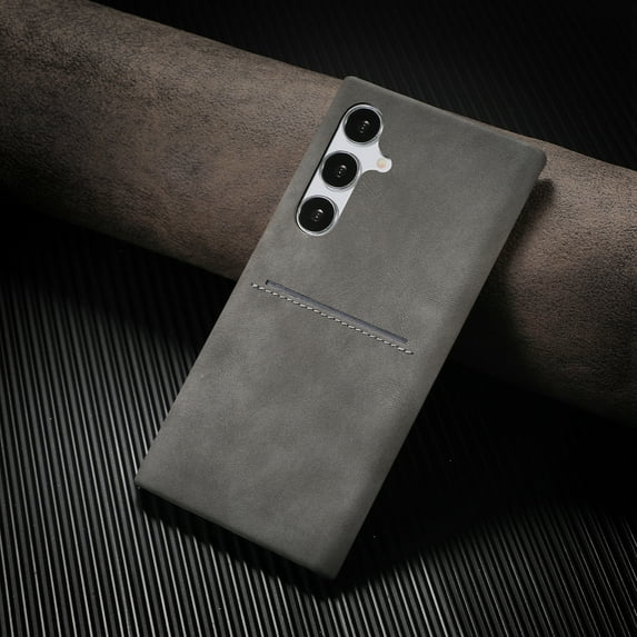 Wallet Case for Samsung Galaxy A54 5G,Premium Retro Matte PU Leather Phone Case with Credit Card Holder,Slim Durable Shockproof Protective Cover Wireless Charging Case for Samsung Galaxy A54 5G,Gray