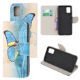 thumbnail image 1 of Wallet Case for Samsung Galaxy A71 5G, PU Leather Magnetic Flip Folio Cover with Kickstand Card Slots Phone Case for Samsung Galaxy A71 5G (6.7 Inch),Blue Butterfly, 1 of 6