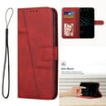 thumbnail image 1 of Wallet Case for Samsung Galaxy Note 20, [Card Slots Holder] [Magnetic Clasp] [Kickstand] Premium PU Leather Flip Cover, Wrist Strap TPU Shockproof Anti-Scratches Case, Red, 1 of 8