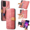 thumbnail image 1 of Wallet Case for Samsung Galaxy Note 20, Premium PU Leather RFID Blocking Shockproof Cards Slots Hand Strap Slim Fit Flip Cover Stand Shockproof Full Protective Phone Case for Women Men, Pink, 1 of 7