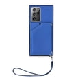 thumbnail image 1 of Wallet Case for Samsung Galaxy Note 20 Ultra(6.9 Inch) with Stand Card Slots Magnetic Closure Wrist Strap Cover, Slim Fit Skin Friendly Shockproof Drop Resistant Back Flip Folio Phone Case,Blue, 1 of 11