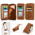 thumbnail image 1 of Wallet Case For Samsung Galaxy Note 20 Ultra,Crossbody Cover with Long Shoulder Strap Lanyard Magnetic Zipper Card Cash Pockets Shockproof Retro Leather Case For Samsung Galaxy Note 20 Ultra,Brown, 1 of 12