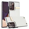 thumbnail image 1 of Wallet Case for Samsung Galaxy Note 20 Ultra, Vintage Premium PU Leather Ultra Slim Case with Card Holder, Protective Anti-drop Magnetic Clasp Phone Case for Galaxy Note 20 Ultra, White, 1 of 7