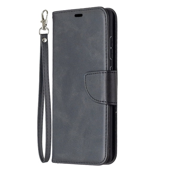 Wallet Case for Samsung Galaxy S20 FE 5G Phone, Premium PU Leather Cards Slots Holder Hand Wrist Strape Folding Stand Folio Flip Cover for Samsung Galaxy S20 Fan Edition 5G, Black