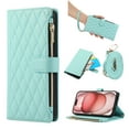 thumbnail image 1 of Wallet Case for Samsung Galaxy S20 Ultra with Wrist Strap, Crossbody Shoulder Strap, Card Slots Zipper Purse Luxury PU Leather Stand Phone Cover for Samsung Galaxy S20 Ultra - Skyblue, 1 of 8