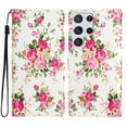 thumbnail image 1 of Wallet Case for Samsung Galaxy S21 Ultra with Colorful Painting Pattern PU Leather Magnetic Kickstand Flip Folio Cover, Card Slots Holder Soft Silicone Shockproof Protective Case,Pattern-C, 1 of 8