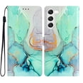 thumbnail image 1 of Wallet Case for Samsung Galaxy S22 with Painting Pattern PU Leather Magnetic Kickstand Flip Folio Cover, Card Slots Holder Soft Silicone Shockproof Protective Case,Pattern-E, 1 of 8