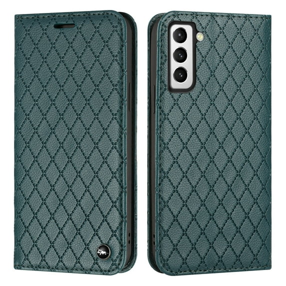 Wallet Case for Samsung Galaxy S22 Plus 6.6 Inch, Premium PU Leather Soft TPU Shockproof RFID Blocking Flip Folio Cover with Card Slots Kickstand Magnetic Closure Cover for Samsung Galaxy S22+,Green