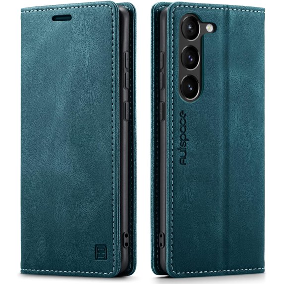 Wallet Case for Samsung Galaxy S23 5G,Magnetic Protect PU Leather Flip Case with Card Holders RFID Blocking Kickstand Shockproof Protection Case for Samsung Galaxy S23 5G 2023 (Teal)