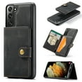 thumbnail image 1 of Wallet Case for Samsung Galaxy S23 Plus with Detachable Back Card Slots Holder Cover, Premium PU Leather Slim Kickstand Shockproof Lens Protective Case for Samsung Galaxy S23 Plus, Black, 1 of 7