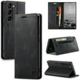thumbnail image 1 of Wallet Case for Samsung Galaxy S23 Plus, Flip PU Leather Cover with Card Holder Magnetic Closure Folio Kickstand Shockproof Protective Phone Case Cover for Samsung Galaxy S23 Plus,Black, 1 of 10