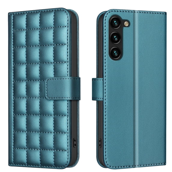 Wallet Case for Samsung Galaxy S23 Plus with Wrist Strap & Shoulder Strap, Multiple Card Slots Folio Purse PU Leather Stand Full Body Protection Phone Case Cover for Samsung Galaxy S23 Plus, Green
