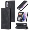thumbnail image 1 of Wallet Case for Samsung Galaxy S23 Premium PU Leather Flip Folio Cover, Card Slots Holder Magnetic Closure Soft TPU Shockproof Anti-Scratches Case for Samsung Galaxy S23,Black, 1 of 5
