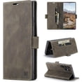 thumbnail image 1 of Wallet Case for Samsung Galaxy S23 Ultra 5G,Magnetic Protect PU Leather Flip Case with Card Holders RFID Blocking Kickstand Shockproof Protection Case for Samsung Galaxy S23 Ultra 5G 2023 (Coffee), 1 of 9