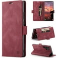 thumbnail image 1 of Wallet Case for Samsung Galaxy S23 Ultra 5G,Magnetic Protect PU Leather Flip Case with Card Holders RFID Blocking Kickstand Shockproof Protection Case for Samsung Galaxy S23 Ultra 5G 2023 (Red), 1 of 18