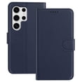 thumbnail image 1 of Wallet Case for Samsung Galaxy S23 Ultra Phone Case with Card Holder, Magnetic PU Leather Stand Flip Folio Phone Cover for Women Men Girls Boys, Credit Card Slot Purse & Protective TPU Bumper, Blue, 1 of 6