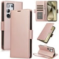 thumbnail image 1 of Wallet Case for Samsung Galaxy S23 Ultra with [RFID Blocking] Card Holder Kickstand with Lanyard,Magnetic Clasp PU Flip Leather Shockproof Full-body Phone Case for Samsung Galaxy S23 Ultra,Rosegold, 1 of 7