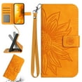 thumbnail image 1 of Wallet Case for Samsung Galaxy S24 FE, Cute Flower Magnetic PU Leather Flip Cover with Card Holder, RFID Blocking, Kickstand, Full-Body Shockproof Case For Samsung Galaxy S24 FE,Yellow, 1 of 10