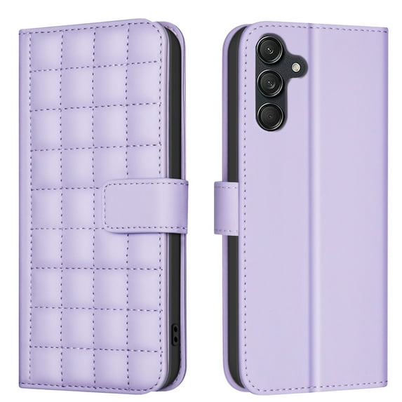 Wallet Case for Samsung Galaxy S24 Plus with Wrist Strap & Shoulder Strap, Multiple Card Slots Folio Purse PU Leather Stand Full Body Protection Phone Case Cover for Samsung Galaxy S24 Plus, Purple