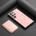 thumbnail image 1 of Wallet Case for Samsung Galaxy S24 Ultra, Classic PU Leather Removable Magnetic Card Back Slot Anti-falling Anti-drop Shockproof Protective Phone Case Cover for Samsung Galaxy S24 Ultra, Pink, 1 of 10