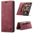 thumbnail image 1 of Wallet Case for Samsung Galaxy S24 Ultra, Premium PU Leather Card Slots Holder RFID Blocking Flip Cover with Magnetic Closure Shockproof Kickstand Case for Samsung Galaxy S24 Ultra, Red, 1 of 10