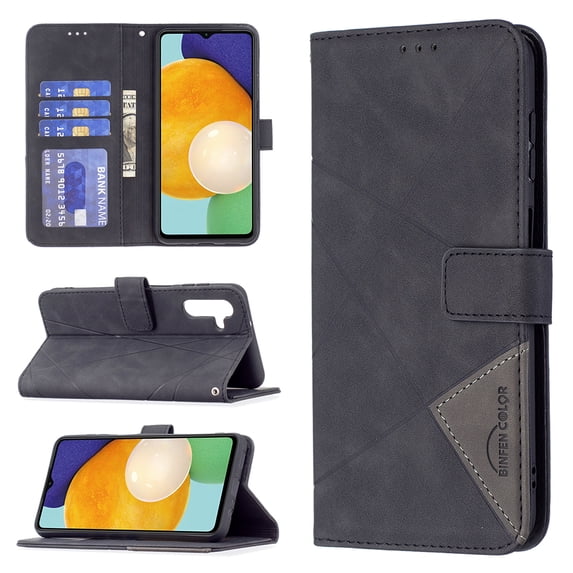 Wallet Case for Samsung Galaxy S25 Case, Classic Premium PU Leather Shockproof Protective Kickstand Card Slots Flip Folio Folding Case Cover for Samsung Galaxy S25, Black