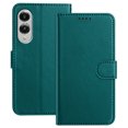 thumbnail image 1 of Wallet Case for Samsung Galaxy S25 Edge Phone Case with Card Holder, Magnetic PU Leather Stand Flip Folio Phone Cover for Women Men Girls Boys, Credit Card Slot Purse & Protective TPU Bumper, Green, 1 of 6