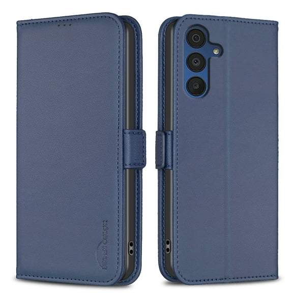 Wallet Case for Samsung Galaxy S25 FE, Magnetic PU Leather Kickstand Flip Cover with 3 Card Slots Holder TPU Shockproof Interior Folio Phone Case Compatible for Samsung Galaxy S25 FE, Blue