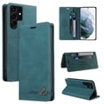 thumbnail image 1 of Wallet Case for Samsung Galaxy S25 Ultra with Card Holder, Skin-Friendly RFID Blocking PU Leather Purse Cover, Shockproof Magnetic Closure Protective Flip Stand Case for Galaxy S25 Ultra, Blue, 1 of 9