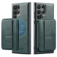 thumbnail image 1 of Wallet Case for Samsung Galaxy S25 Ultra, Compatible with MagSafe for Men Women, Detachable Magnetic Clasp Wallet Phone Case with Card Slots Holder RFID Blocking for Samsung Galaxy S25 Ultra, Green, 1 of 12