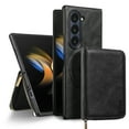 thumbnail image 1 of Wallet Case for Samsung Galaxy Z Fold 5 Compatible with MagSafe for Men Women, Detachable Magnetic Flip Zipper Wallet with RFID Blocking Card Slots Shockproof Rugged Anti-fall Phone Case,Black, 1 of 1