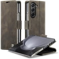 thumbnail image 1 of Wallet Case for Samsung Galaxy Z Fold5,Magnetic Protect PU Leather Flip Case with Card Holder Cash Slot RFID Blocking Kickstand Shockproof Protection Case for Samsung Z Fold5 (Coffee), 1 of 18